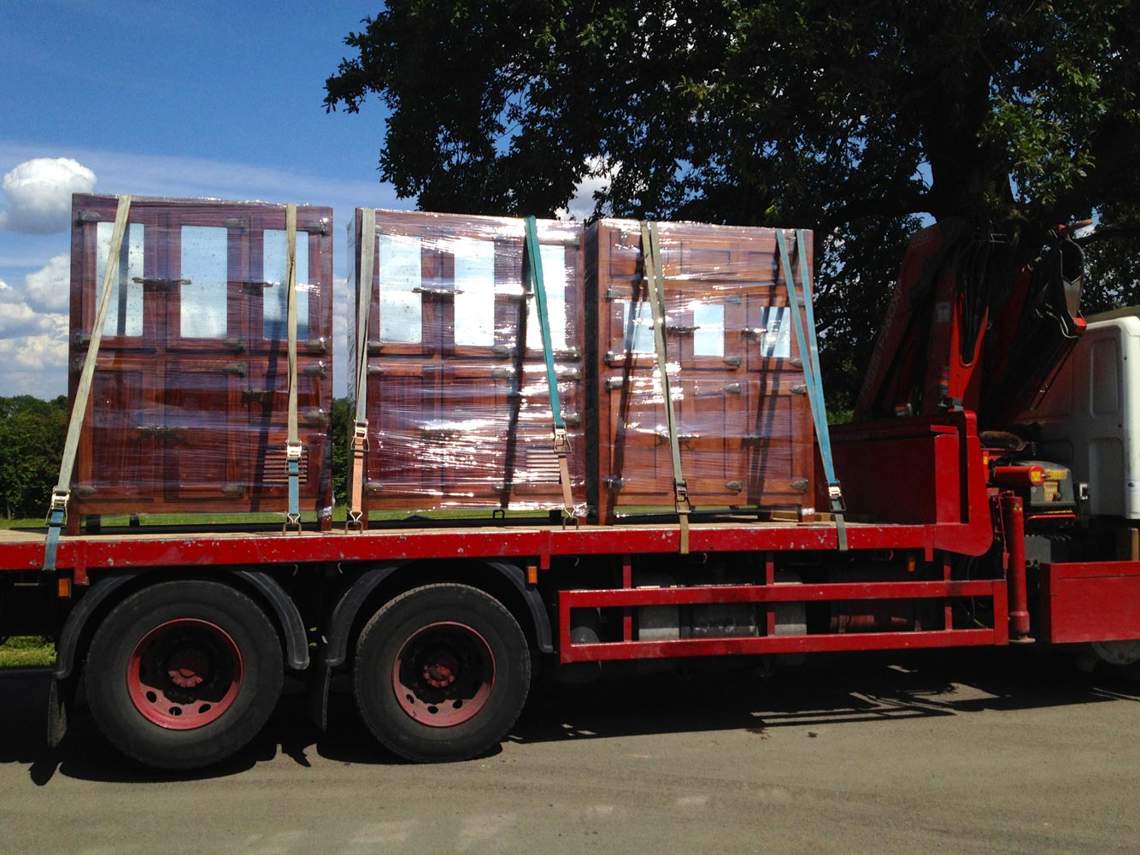 Delivery - A delivery on our lorry, for a hotel in London