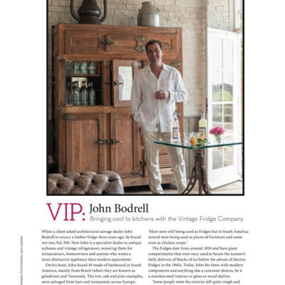 In the press: Homes &amp; Antiques magazine