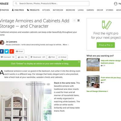 In the press: Houzz